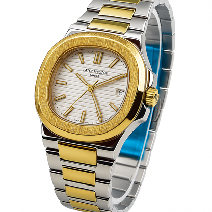 Luxury Two-Tone Patek Philippe Nautilus | Premium Watch for Gentlemen – Now Available!