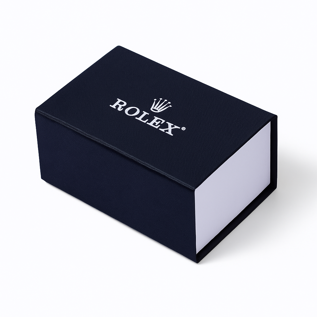 Luxury Rolex-Inspired Diamond Watch for Men | Premium Silver Timepiece with Date Display