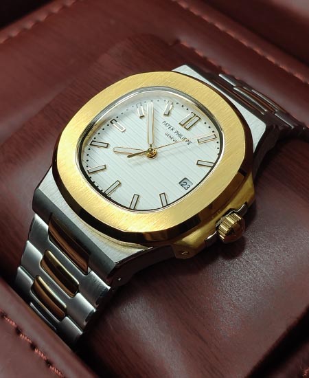 Luxury Two-Tone Patek Philippe Nautilus | Premium Watch for Gentlemen – Now Available!