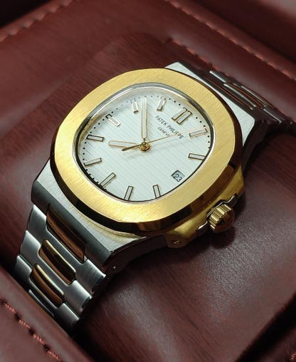 Luxury Two-Tone Patek Philippe Nautilus | Premium Watch for Gentlemen – Now Available!