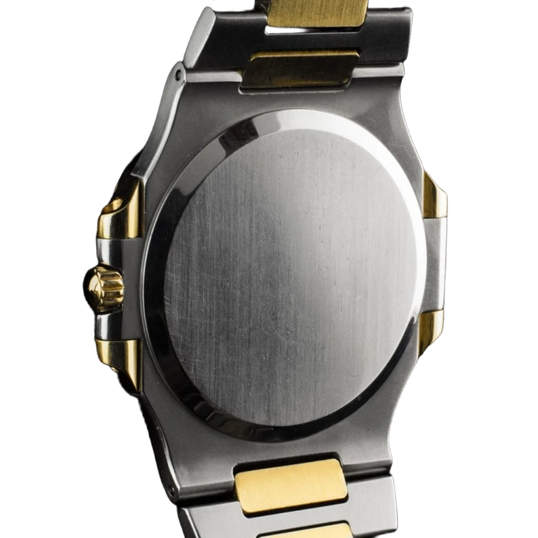 Luxury Two-Tone Patek Philippe with Black Dial | Premium Watch for Gentlemen – Now Available