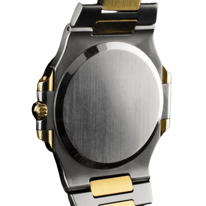Luxury Two-Tone Patek Philippe with Black Dial | Premium Watch for Gentlemen – Now Available